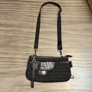MOSEY BLACK ADJUSTABLE CROSSBODY/BELT BAG